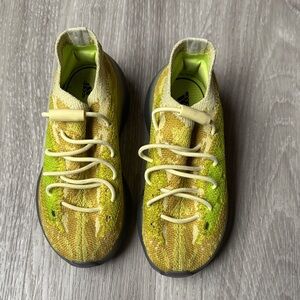 Yeezy Kids Bright Yellow Sneakers